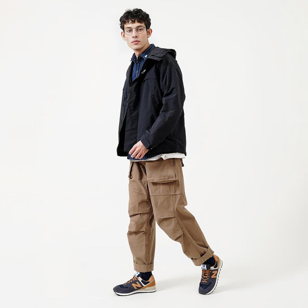 New Balance NB 574 V2 Retro Leather Low-Top Casual Running Shoes Unisex Sneaker Blue Brown ML574OT2