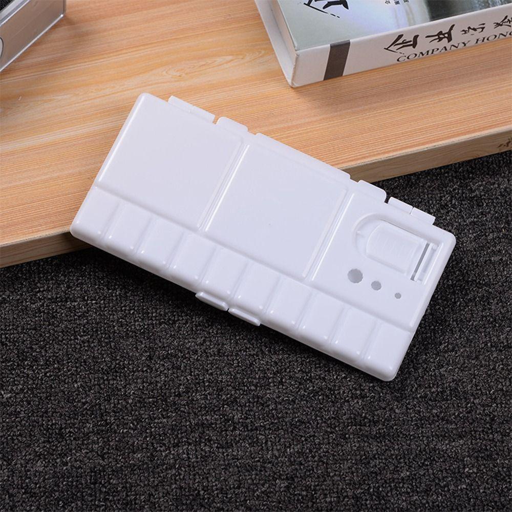 1 шт. Складной лоток для акварельной краски 25 ячеек Коробка для пигментов Новая палитра для нейл-арта Инструмент для нейл-арта