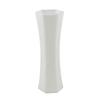 Plastics Flower Vases Modern Ceramic Look Plastics Vase For Flowers Unbreakable Geometric Ceramic Look Vase For Home Office Cafe