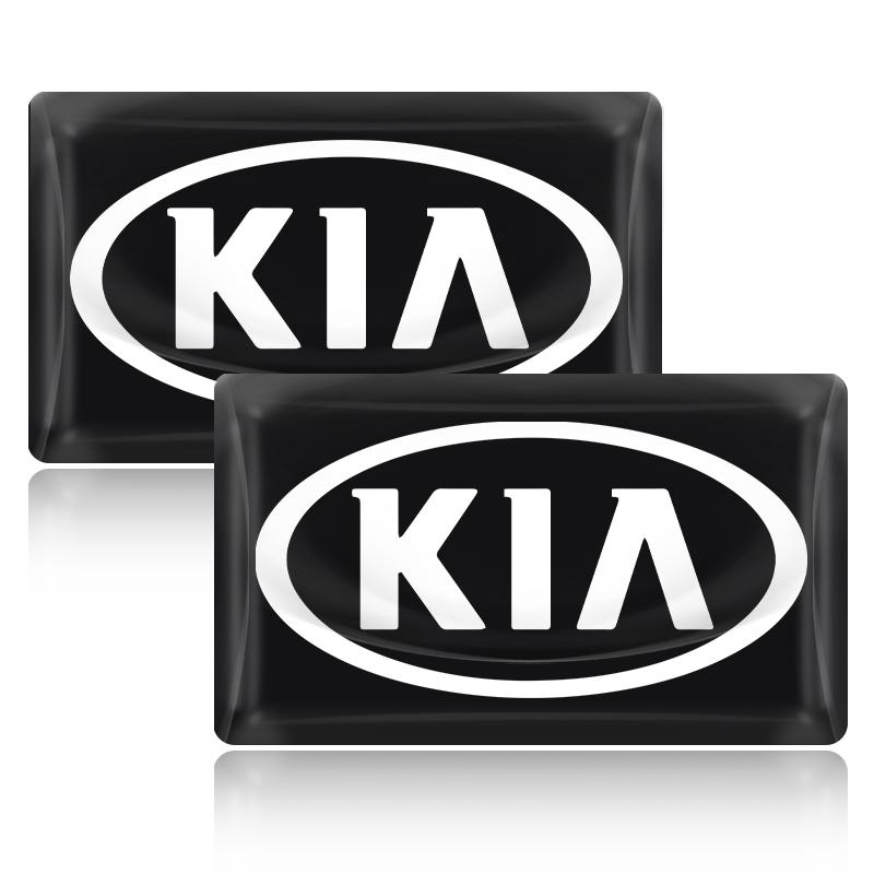 Маленький руль из углеродного волокна Наклейки с логотипом автомобиля 3D для KIA Sportage Ceed Rio 3 4 Picanto Sorento Optima Cerato Soul Amanti