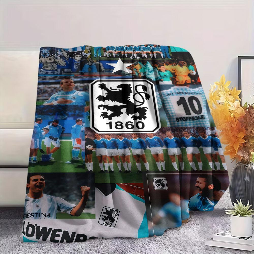 TSV 1860 München Blanket, High quality Comfortable for All Seasons, Home Decor, Warmth and Comfort