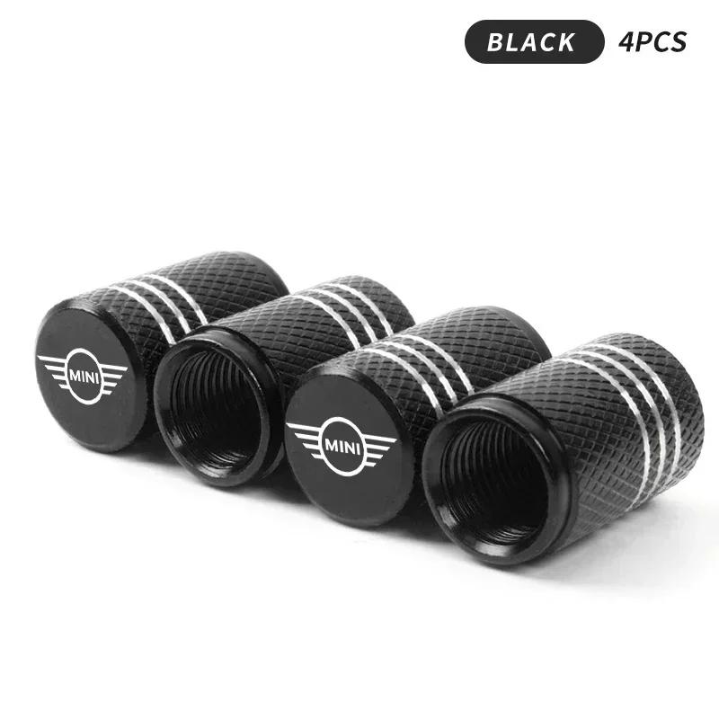 Cars R56 For BMW MINI Car For BMW Automobile Tire Inflation Nozzle Cover Bolt-in Aluminum Theftproof Valve Caps For BMW Mini Coo