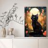 RUOPOTY Black Cat Diy Painting By Number Animals Acrylic Paint For Crafts Diy Gift Marker By Numbers Handpainted On Canvas 60x75cm