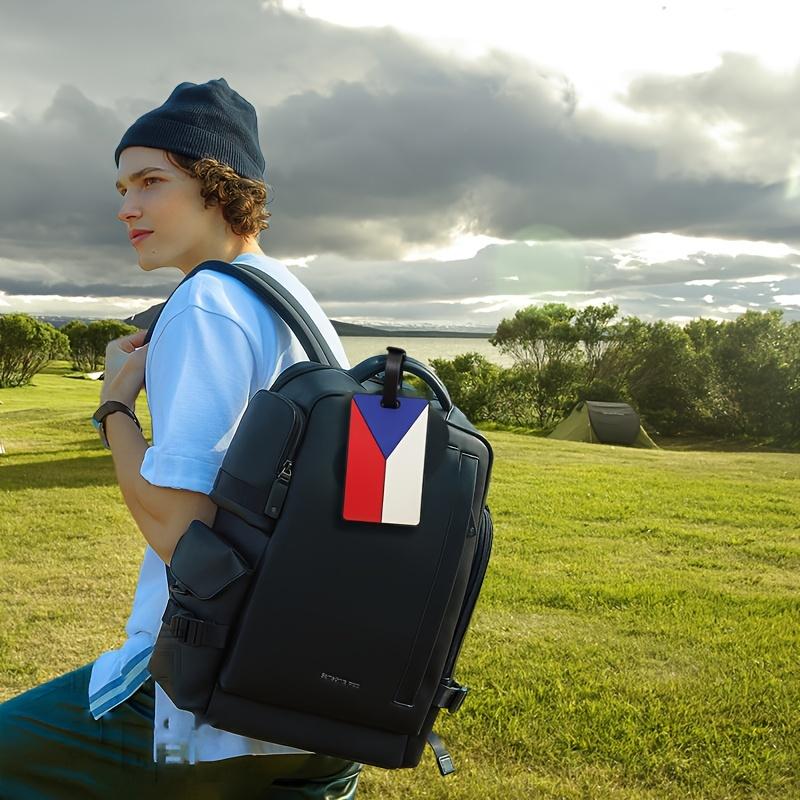 2pcs  Luggage Tags, PVC Soft Adhesive  Luggage Tags, Aircraft Luggage   Tags, Luggage Check-in Tags