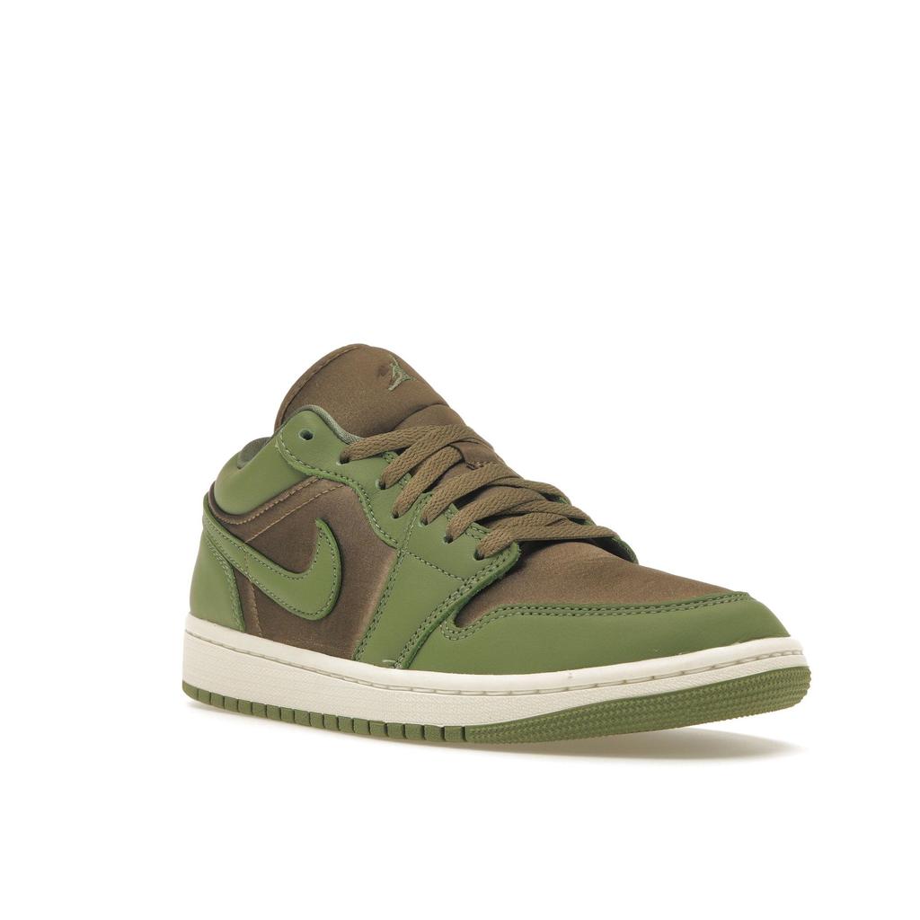 Air Jordan 1 Low SE Olive Brown Kelp Женские кроссовки Green Sky-J-Light-Olive Sail FB9893-300
