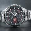 Casio CASIO EDIFICE Серия Модный тренд Кварцевый механизм Стальной ремешок Японские и корейские часы Мужские часы Черный циферблат EFR-556DB-1A