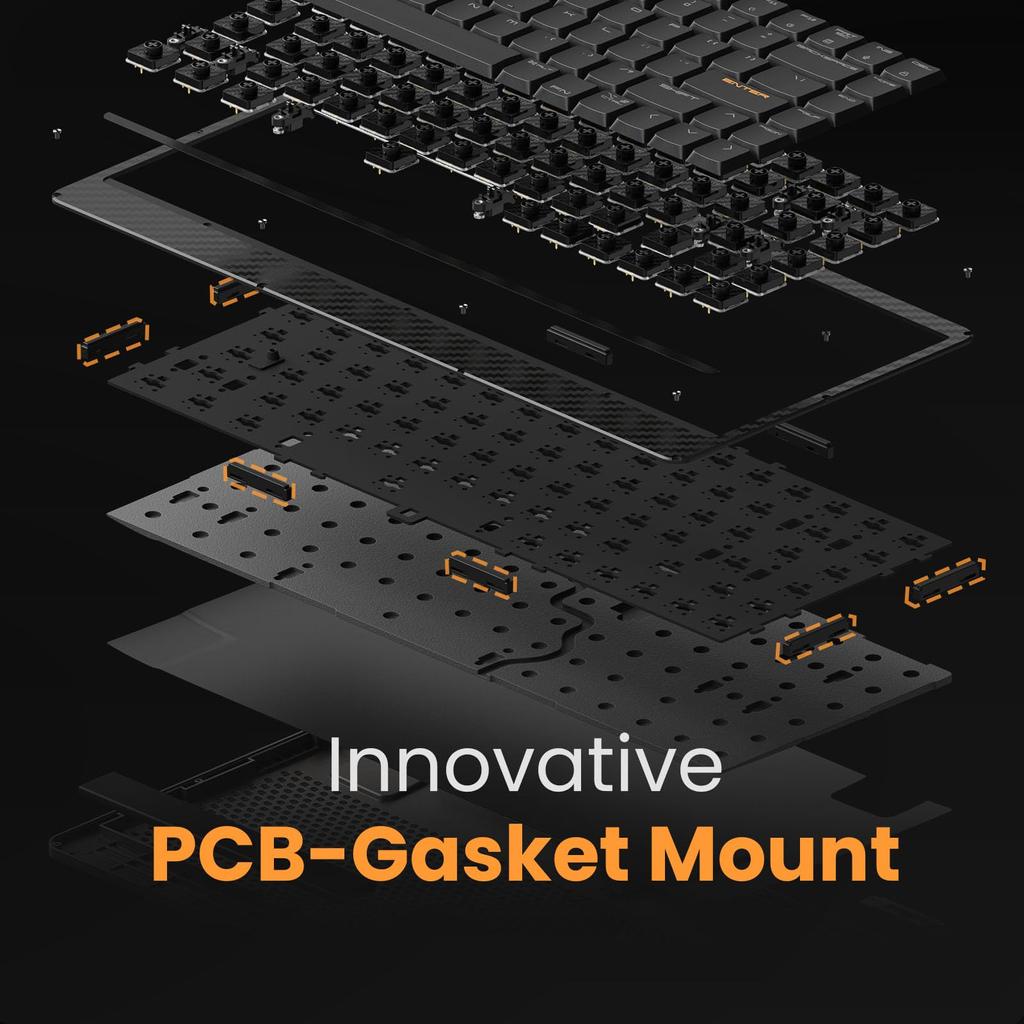 Lofree Edge Низкопрофильная Механическая Перезаряжаемая Bluetooth и Проводное Подключение Переключатели Mac Верх из Углеродного Волокна Нижний Корпус из Магниевого Сплава Техническое Соответствие