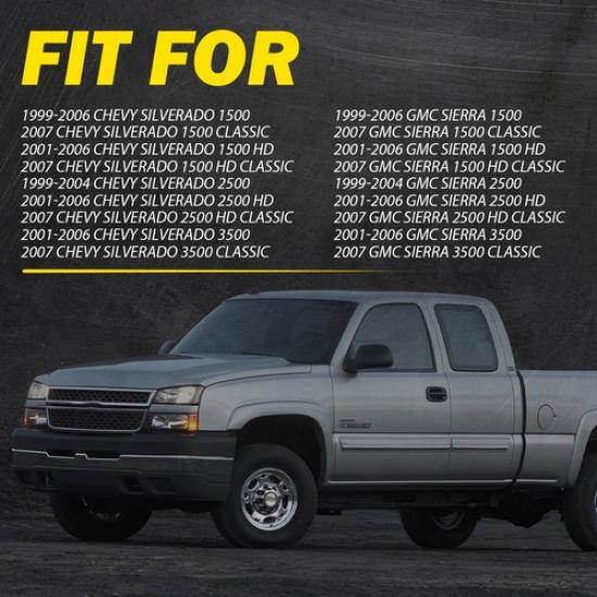 Хромированная накладка на ручку задней двери Для Chevy Silverado 1500 1999-2006 15755402