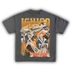 Bleach Ichigo Kurosaki Vintage Anime Graphic T-Shirt for Men, Casual Pure Cotton Streetwear Women And Men T-shirt