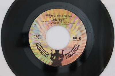 7-дюймовая пластинка JUDY WHITE - Building A World For Two BDA62 Buddah Records 1968 US Соул/Фанк Б/У