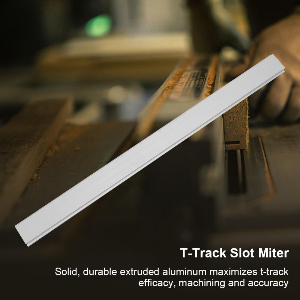 Non-Porous Aluminum Alloy T-Track 100/200/300mm Slide Slab T-Track Slot Miter  Carpenter Tool