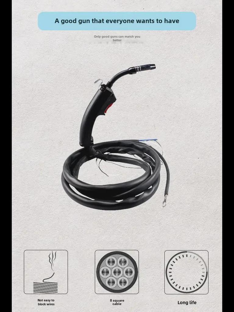 Электросварочный аппарат 5M с европейским пистолетом 14AK и аксессуарами с двойным щитком