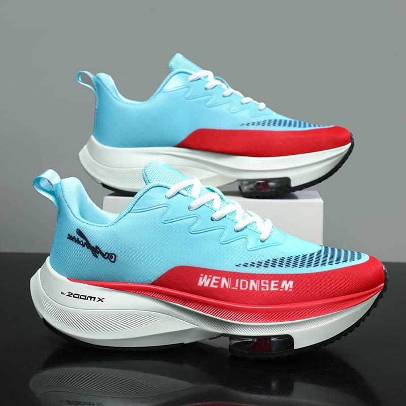 2026 new air cushion shock-absorbing men's shoes marathon running shoes comfortable sports shoes wear-resistant casual shoes