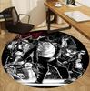 Michael Jackson Pattern Round Rug, Indoor/Outdoor Mat, for Picnic, Gameroom, Bedroom, Office, Living Room, Home Decor Carpet, Birthday Gift