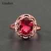 Классическое кольцо Lindon из медного сплава с цирконием, женские ювелирные изделия, свадебный подарок для вечеринки