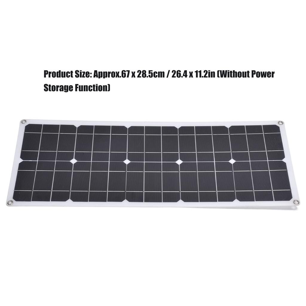 EVTSCAN Портативная солнечная панель 50 Вт Зарядка от солнца с двойным USB-выходом Складная Гибкая Монокристаллический кремний Уличное солнечное зарядное устройство - Порты,
