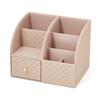 Francfranc Рельефный органайзер для стола, Большой, Розовый, Коробка для хранения в стиле ящика для канцелярских товаров и мелких предметов
