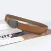 Leather Women'S Belt Cowhide Simple Match Casual Pants Jeans Women'S Pin Buckle Belt