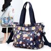 Женская сумка через плечо, большая вместительная сумка из нейлона с принтом