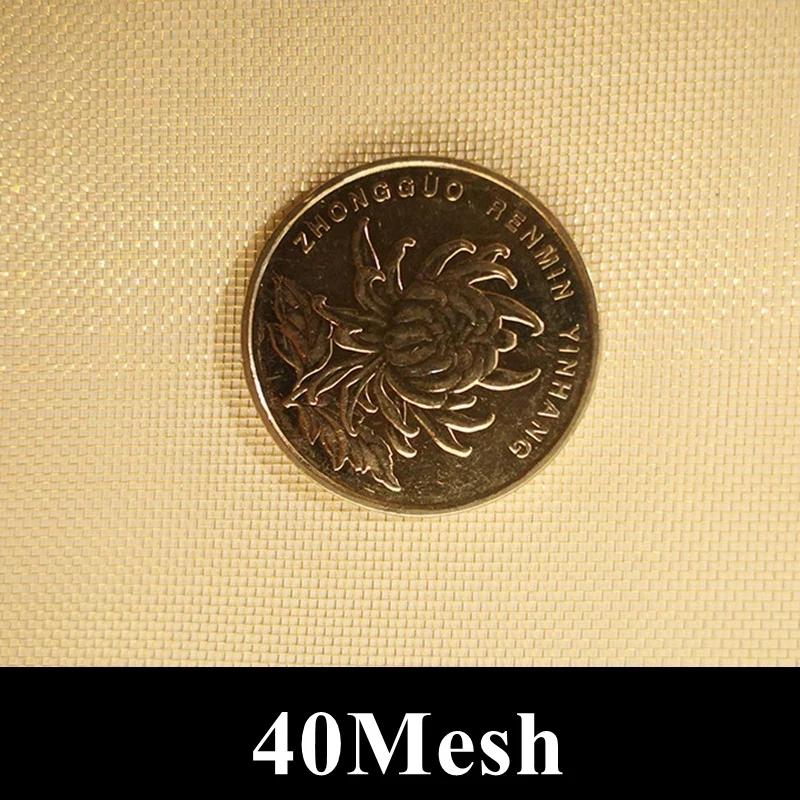20-200Mesh Металлическая сетка Защитные ткани Сетка Медная проволока Фильтр Сетка Немагнитный сигнальный экран Детали инструментов Латунная плетеная проволока