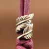 Plume Brass Knife Beads EDC Outdoor DIY Paracord Woven Bracelet Accessories Lanyard Pendants Umbrella Rope Flashlight Hangings