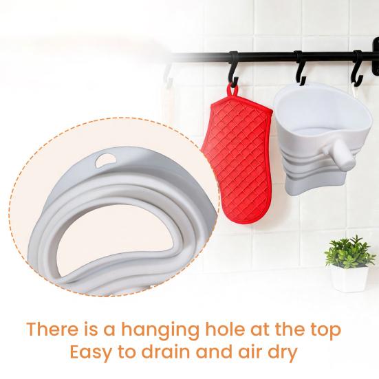 Yousheng Воронка для муки для миксера KitchenAid Силиконовая насадка-воронка для миксера KitchenAid Artisan KSM150 5-Quart Складная, для выпечки без беспорядка