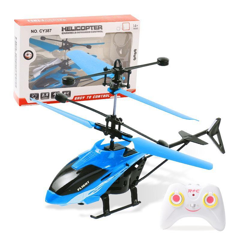 Induction Gesture-Controlled Hovering Helicopter Toy for Kids - Drop-Resistant