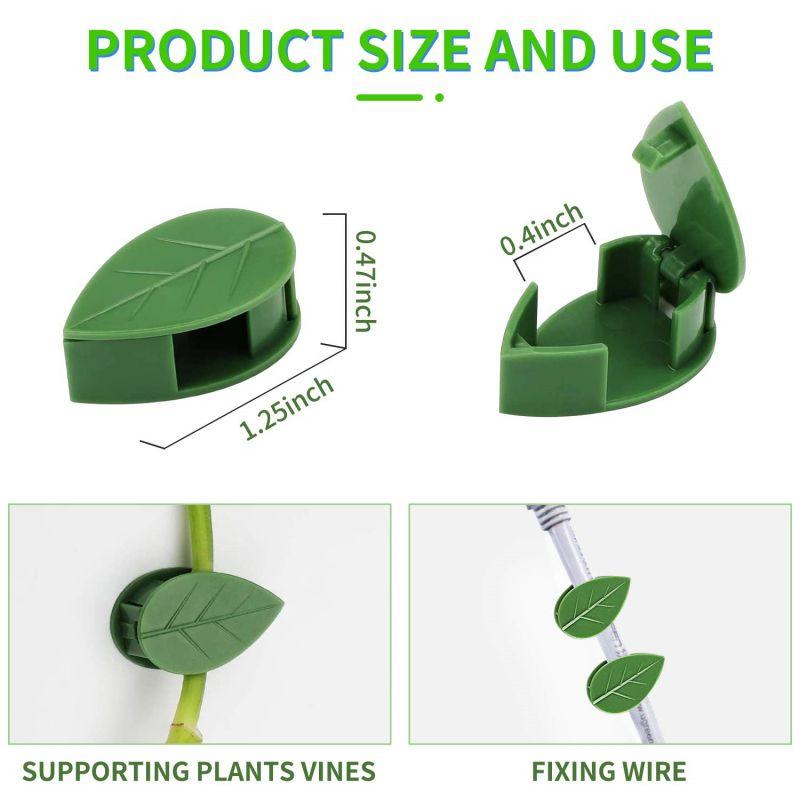 10/20 шт. невидимые зажимы для настенного крепления для восхождения, акриловая наклейка, самоклеящийся крючок, держатель для тяги растений, лозы, в помещении и на открытом воздухе