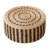 40/45cm Japanese Woven Straw Pouf Tatami Cushion Round Zafu Floor Cushion Meditation Yoga Seat Mat Pastoral Thick Ottoman Stool