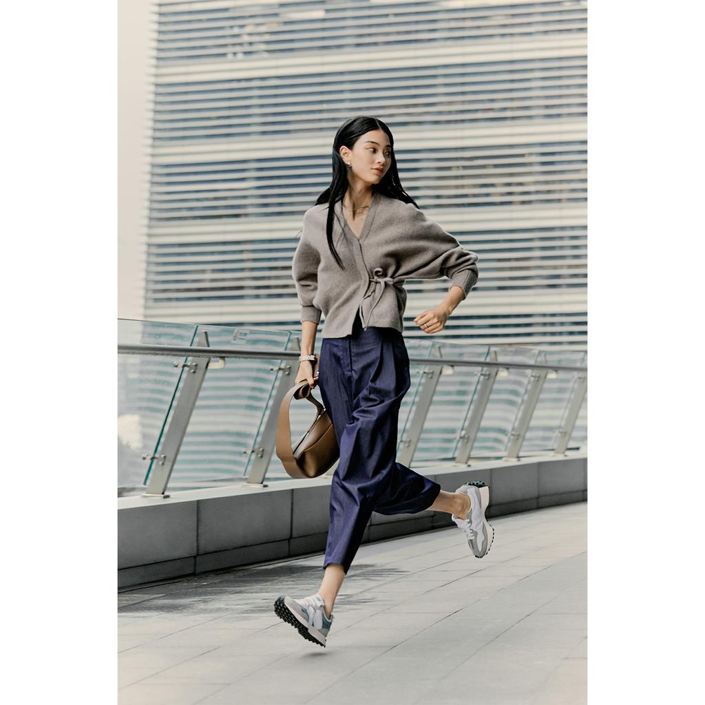 New Balance Кроссовки унисекс 327 Team Away серые Munsell-White MS327LAB