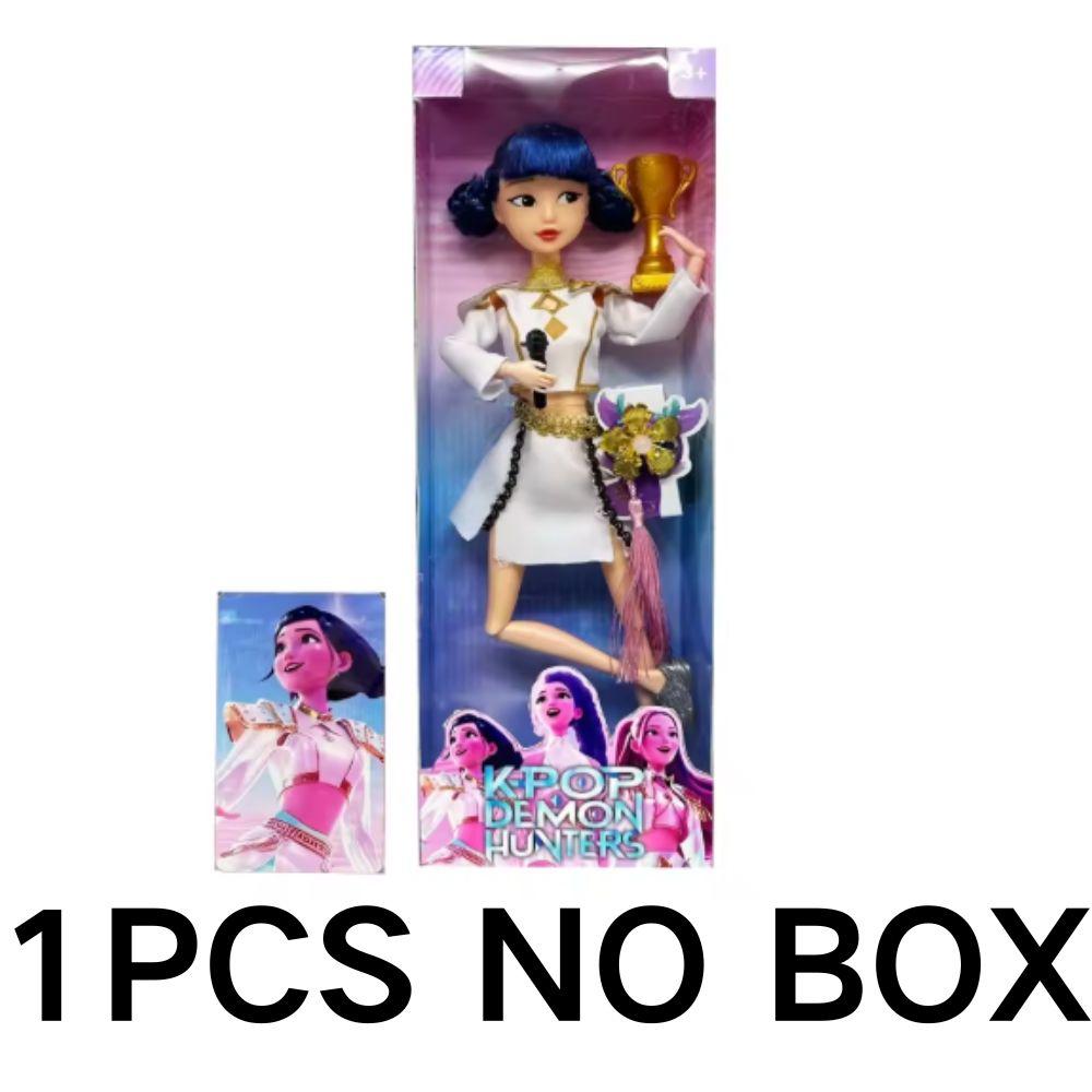 %@Kpop Охотники на демонов Фигурка Игрушка Derpys Тигр Руми Мира Зои Sussy Тематическая песня Цветных огней для фанатов Рождественские подарки