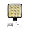 Автомобильный светодиодный рабочий фонарь Mini 16Smd круглый квадратный рабочий фонарь 12 В автоматический противотуманный фонарь для бездорожья для внедорожника Atv фара