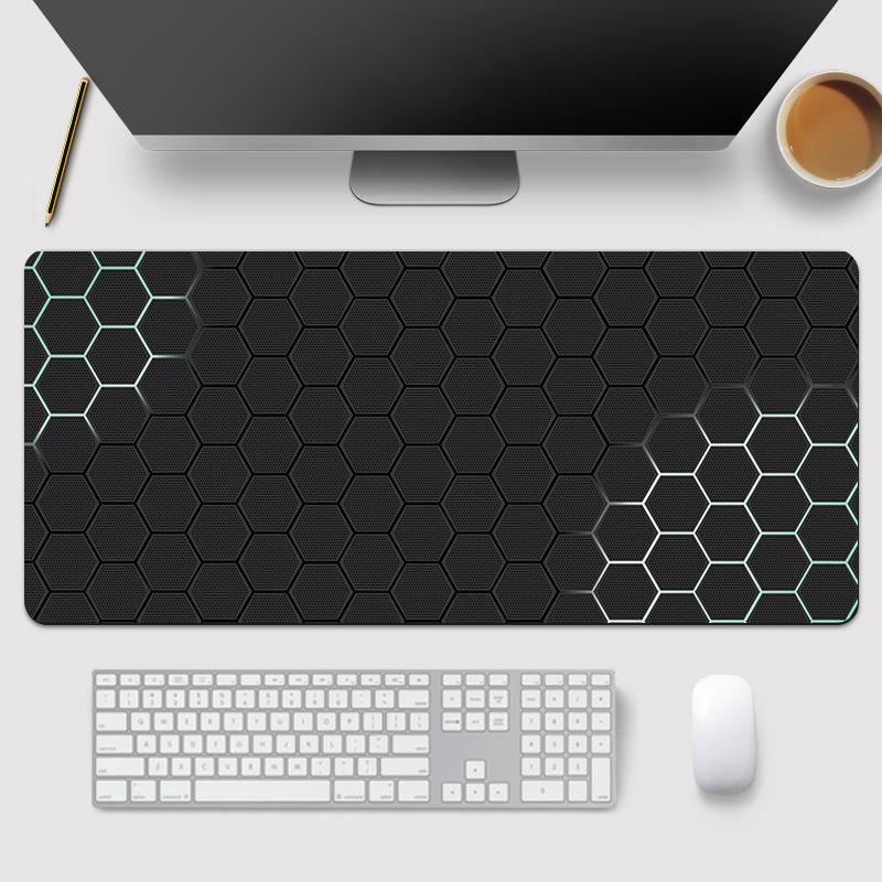 Игровой коврик для мыши 400x800x2мм с сотовым узором, киберспортивный настольный коврик