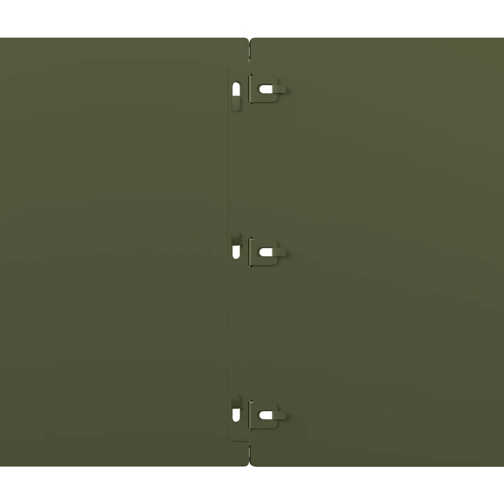 Obrzeża Trawnikowe 20 Szt. Oliwkowo-Zielone 25X103 Cm