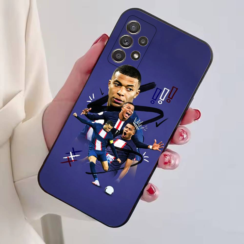 Футбольный S-Star M-MbappeS-S Чехол для телефона Samsung S25,S24,S21,S22,S23,S30,Ultra,S20,Plus,Fe, Мягкий силиконовый черный чехол