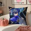Игра Genshin Странник Скарамуш Наволочка Подушка Короткий Плюш Невидимая молния Комната Диван Чехол на подушку