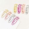 20pcs Cartoon Paper Clips Metal Bookmark Holder Students Stationery Paper Decorative Clip  Home