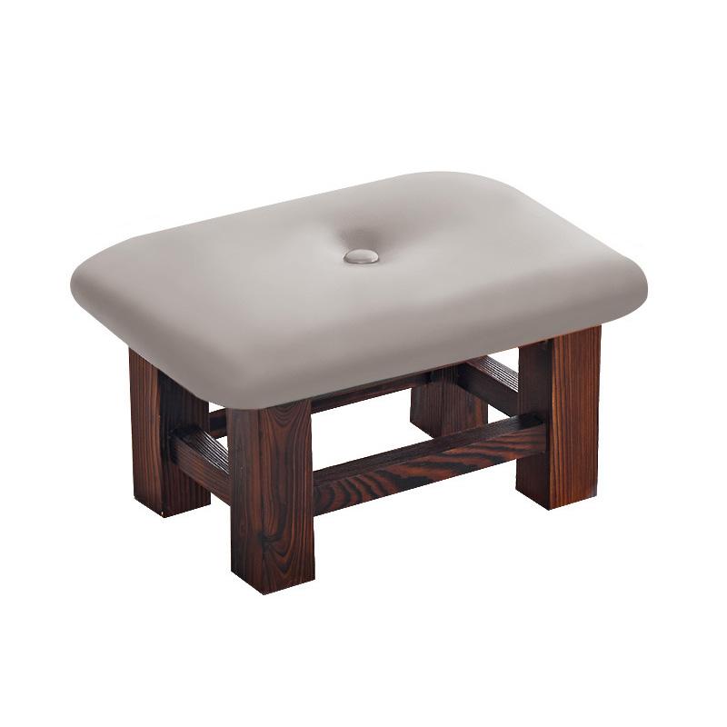 1 шт. мягкая деревянная кожаная скамейка для дома гостиная стул для смены обуви