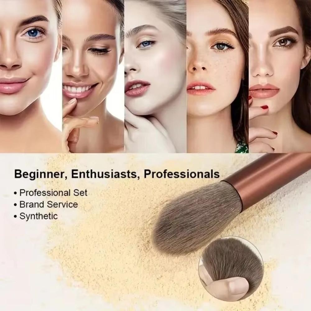 13pcs Professional Makeup Brush Set Soft Fluffy Make Up Tools Women Cosmetic Brushes Foundation