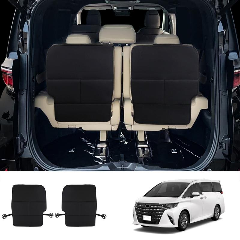 For Toyota Alphard Vellfire 40 Series 2024 Interior Car Leather Rear Seat Row Storage back cushion Protective pad Cover