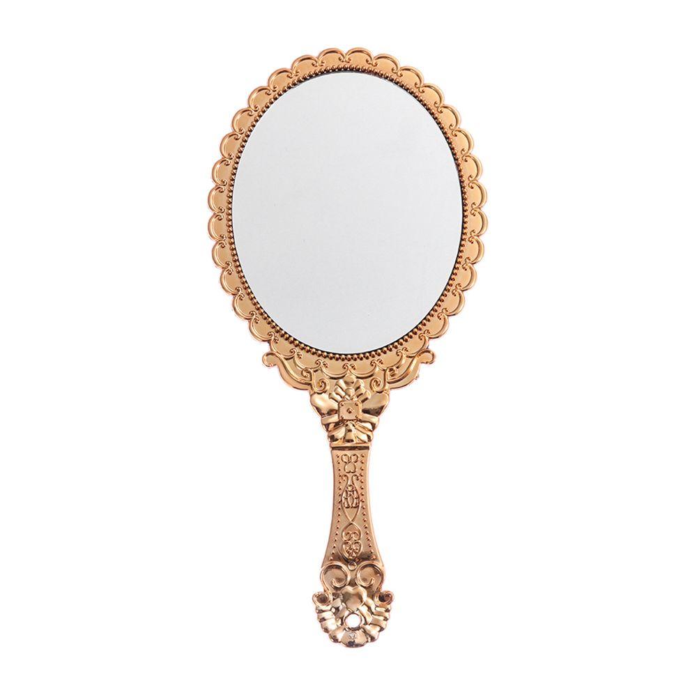 New Hot Makeup Mirrors Dresser Mirror Vintage Oval-Shape Handheld Mirror Vanity Mirror