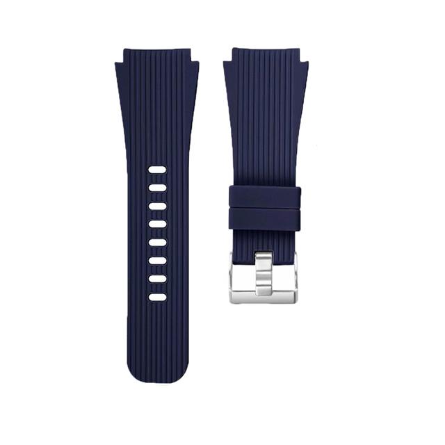 Классический силиконовый ремешок 22 мм для Samsung Watch 3/Gear S3 Frontier/Huawei Watch 3/3 Pro/GT/2 спортивный ремешок для Amazfit GTR/Stratos/Pace