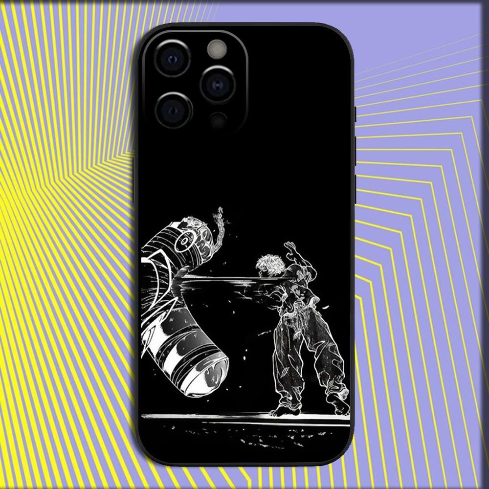Чехол для телефона G-Grappler B-Baki аниме Для iPhone 16,15,14,13,12,11,Pro,X,XS,Max,XR,Plus,Mini Мягкий Черный Чехол