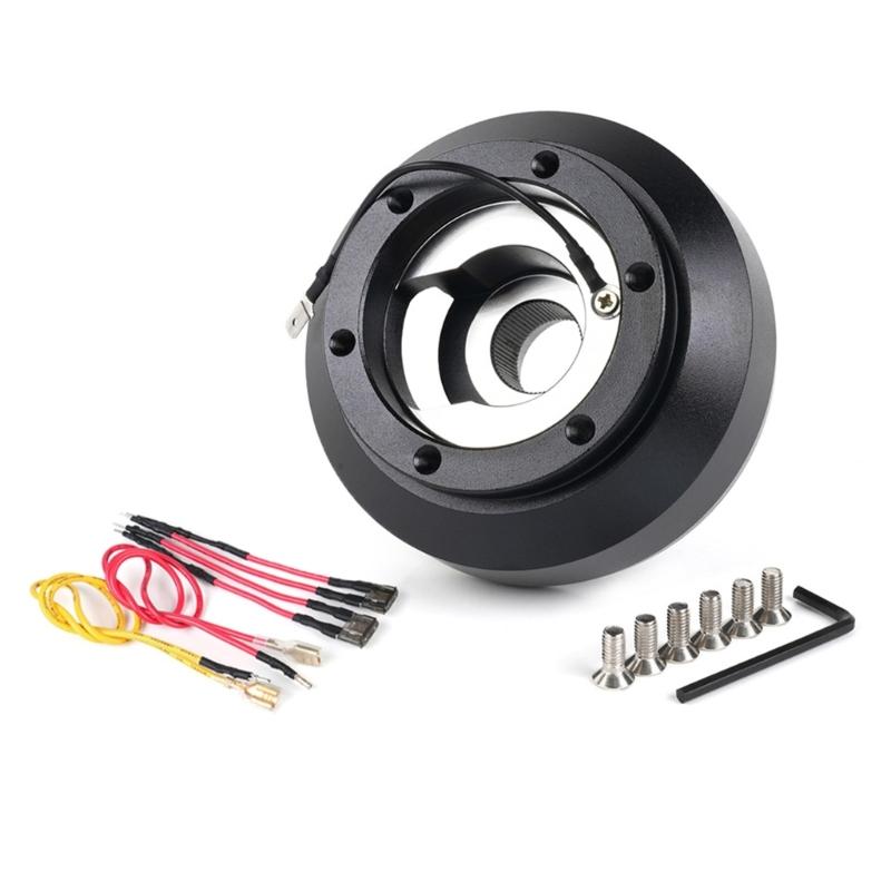 Aluminum Steering Wheel Short Hub Adapter Quick Release Hub Adapter Bosses Kit for Fit, c, ILX