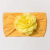 New Jacquard Baby Elastic Headband Cute Solid Color Flower Children's Headband Four Seasons Thin Baby Jewelry