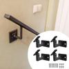4x Swivel Hand Rail Brackets Stair for Indoor or Outdoor ,Decking, Fencing ,Railing