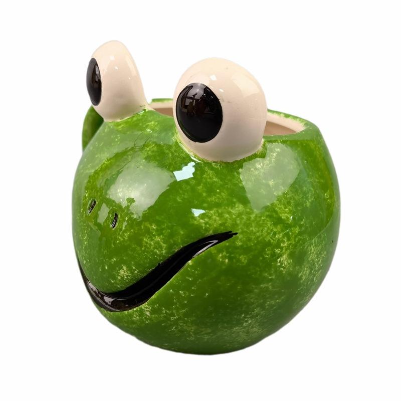 Супер милая маленькая кружка-лягушка керамическая мультяшная креативная милая детская кружка для молока, завтрака, кофе