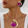 Fashion Pendant Necklace Earrings For Women Ladies