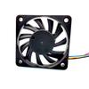 DC 5V 12V Вентилятор для видеокарты 6010 60MM 60x60x10MM Ультратонкий Бесшумный с двойным шарикоподшипником, Охлаждающий вентилятор с 4-контактным PWM