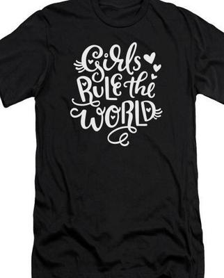 Девочки правят миром футболка футболка женская сила